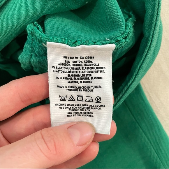 Pilcro Mid-Rise Skinny Ankle Jean, Kelly Green, 27 - Picture 12 of 12